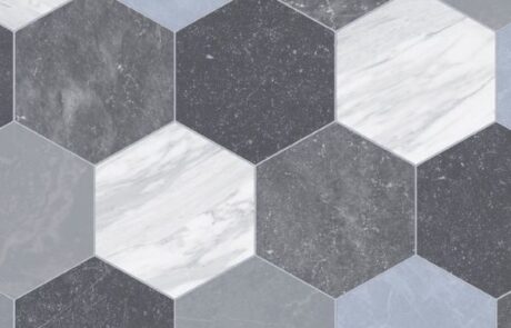 lino Vinyl Floors Galway and Tuam ireland comfort Hex black graphite grey marble contemporary modern