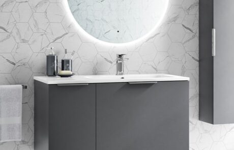 New Line Bathroom ware worktop space freestand sink furniture wall hung storage Tuam and Galway City ireland