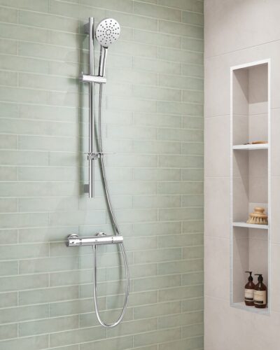 chrome thermo shower bathroom ware New Line Tiles Tuam and Galway City, near me, mayo, roscommon, clare