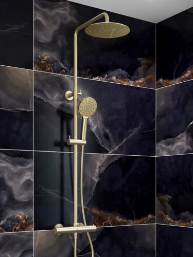 brass thermo shower bathroom ware New Line Tiles Tuam and Galway City, near me, mayo, roscommon, clare