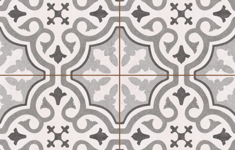 Victorian pattern black and white, grey kitchen, hall, bathroom New Line Tiles Tuam and Galway City