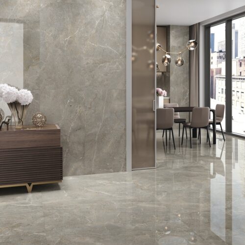 Bathroom and floor tiles New Line tuam galway, cement look brown taupe gloss matt