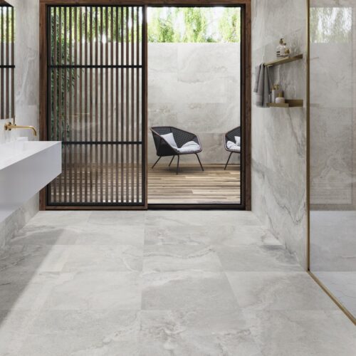 Bathroom and floor tiles New Line tuam galway, cement look white sand matt