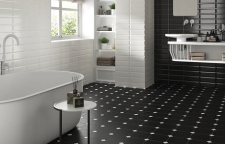 kitchen wall tiles New Line tuam galway black white